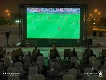 Screens broadcasting national team matches Screens broadcasting national team matches