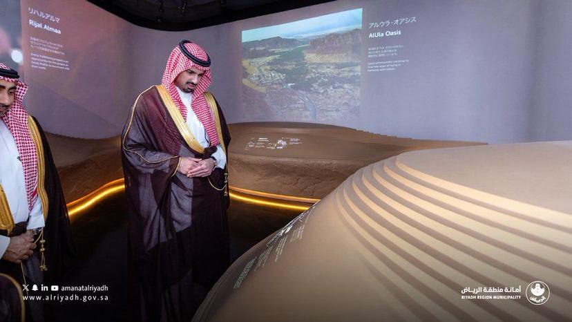 جانب من زيارة سمو أمين منطقة الرياض لجناح #السعودية_في_إكسبو2025 جانب من زيارة سمو أمين منطقة الرياض لجناح #السعودية_في_إكسبو2025