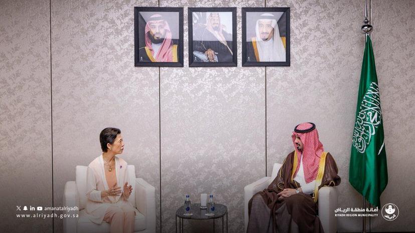 His Royal Highness Prince Dr. Faisal bin Ayyaf, Mayor of Riyadh, met with Her Imperial Highness Princess Hisako Takamado at the Saudi Pavilion at Expo 2025 Osaka. His Royal Highness Prince Dr. Faisal bin Ayyaf, Mayor of Riyadh, met with Her Imperial Highness Princess Hisako Takamado at the Saudi Pavilion at Expo 2025 Osaka.