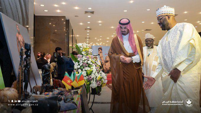 His Highness Prince Dr. Faisal bin Ayyaf, Mayor of Riyadh Region, attends the celebration of the Embassy of the Republic of Cameroon on the occasion of its National Day. His Highness Prince Dr. Faisal bin Ayyaf, Mayor of Riyadh Region, attends the celebration of the Embassy of the Republic of Cameroon on the occasion of its National Day.
