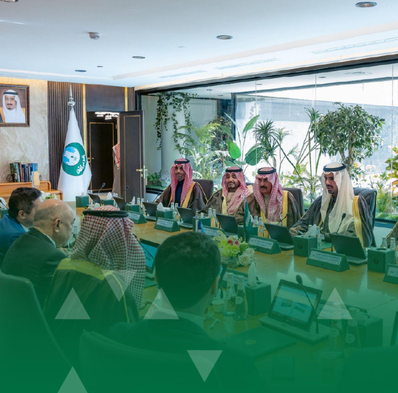 سمو أمين منطقة الرياض يلتقي معالي محافظ طشقند والوفد المرافق له