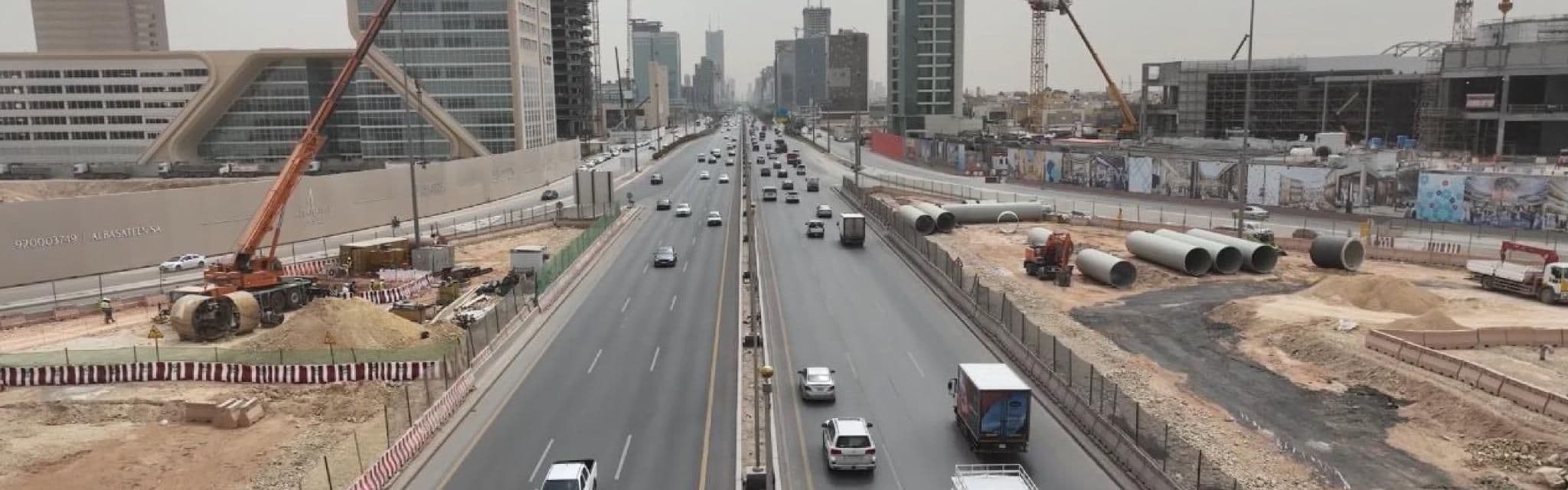 أمانة الرياض تستخدم أحدث التقنيات لتنفيذ أعمال البنية التحتية في عدد من المواقع الرئيسية في الرياض